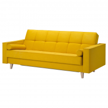 ASKESTA АСКЕСТА, 3-местный диван-кровать, Шифтебу желтый