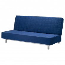BEDDINGE БЕДИНГЕ, 3-местный диван-кровать, Шифтебу синий