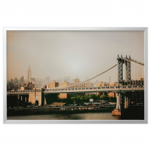 BJÖRKSTA БЬЁРКСТА, Картина с рамой, Манхэттенский мост/цвет алюминия