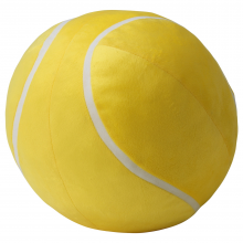 BOLLTOKIG БОЛЛТОКИГ, Мягкая игрушка, теннисный мяч/желтый