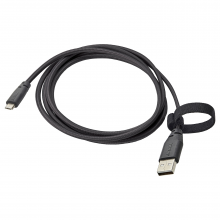 LILLHULT ЛИЛЛЬХУЛЬТ, Кабель USB тип А – micro-USB, темно-серый