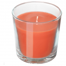 SINNLIG СИНЛИГ, Ароматическая свеча в стакане, Персик и апельсин/оранжевый