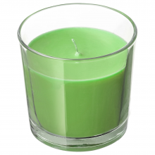 SINNLIG СИНЛИГ, Ароматическая свеча в стакане, Яблоко и груша/зеленый