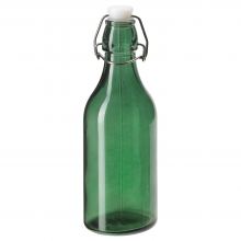 VINTER 2021 ВИНТЕР 2021, Бутылка с пробкой, стекло темно-зеленый